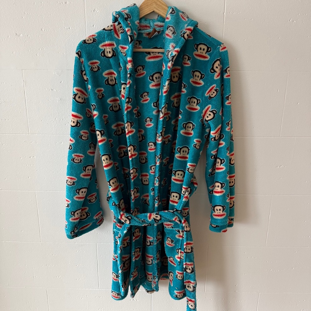 Paul Frank | 2011 Julius Monkey Bath Robe | Cartoon Robe | Size Medium